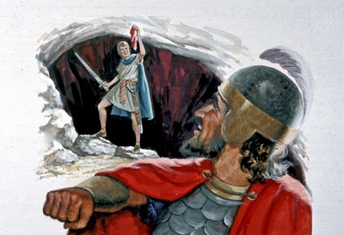 [Picture: David could not build the shrine-house that he was keenly eager to build, even in Jerusalem D.C. (David’s Capital), because as a warrior his hands spilled much blood, but not only in war.The copyright holder in this photo has not been found. Therefore, the use is made under section 27A of the Copyright Law. The main rights holder, please contact yehezkeally@gmail.com]