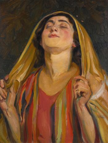 [בתמונה: תפילת חנה... הצייר: וילהלם וכטל (1875–1942). התמונה היא נחלת הכלל]