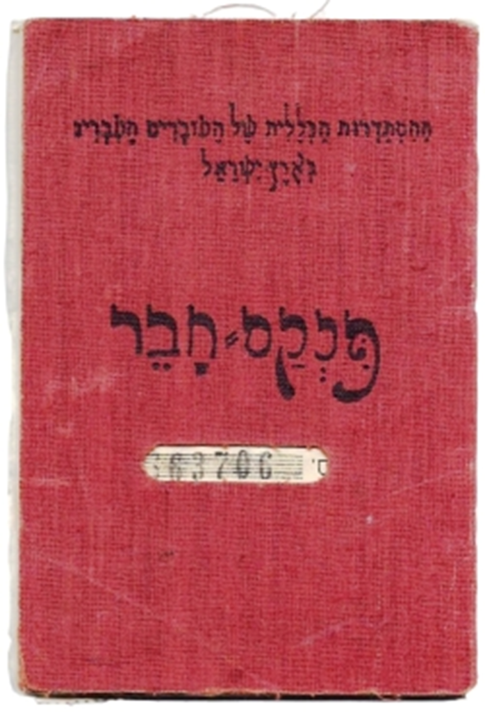 [בתמונה: הפנקס האדום המיתולוגי. המדינה נחלקה אז לאלה שהיה להם; ולאלה שלא... המקור - אתר הנוסטלגיה]