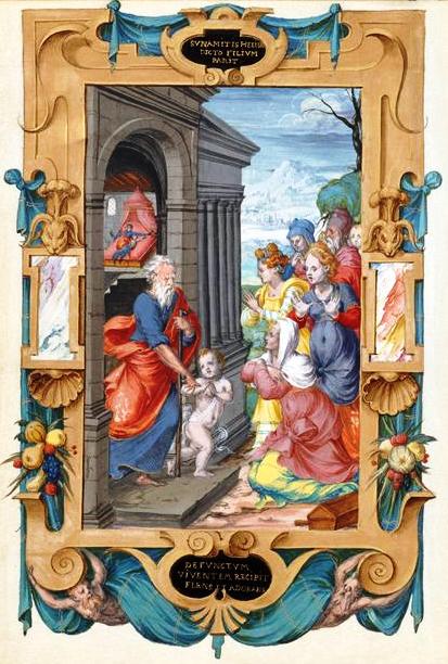 [בתמונה: אלישע מקים לתחייה את בן האישה השונמית - ציור משנת 1549. התמונה היא נחלת הכלל]
