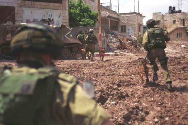 בתמונה: מבצע 'חומת מגן'. התמונה: דובר צה"ל. שם הצלם אינו מוזכר.