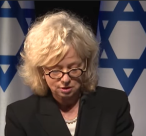 [תמונתה של היועצת המשפטית לממשלה, גלי בהרב מיארה משמאל היא צילום מסך]
