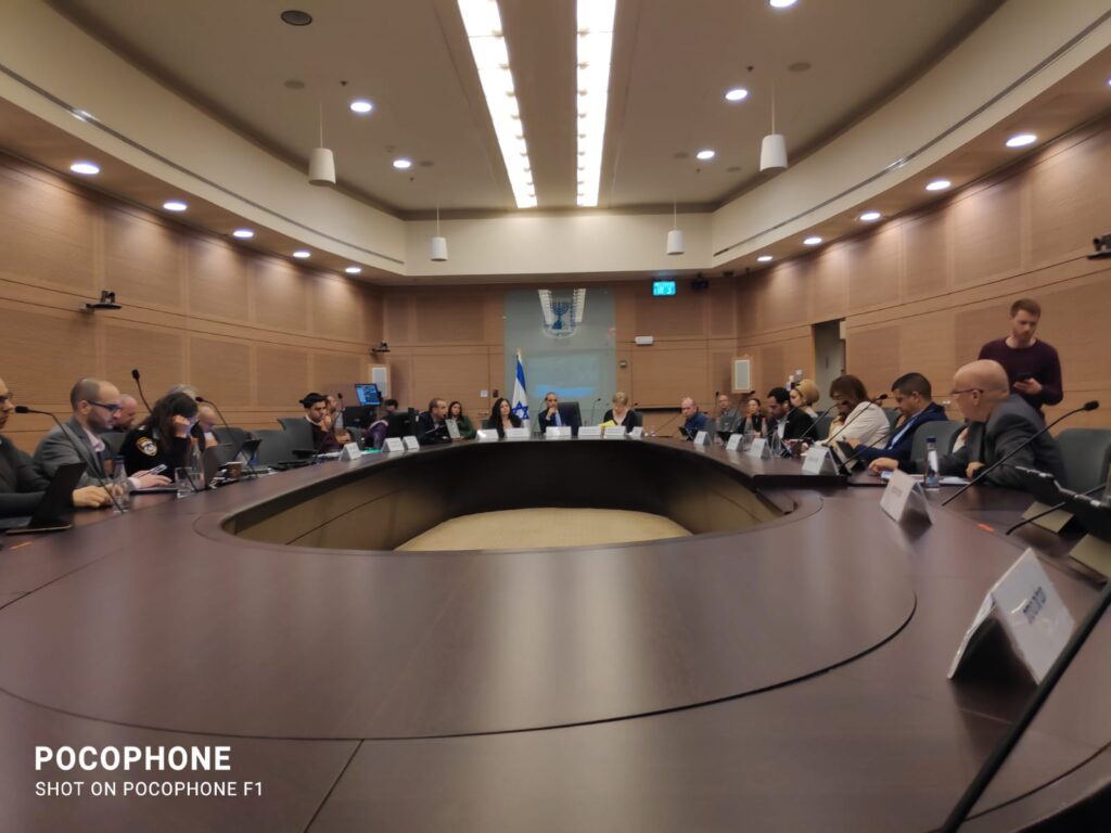 [בתמונה: ישיבת הפנים של הכנסת דנה ב- 15 בדצמבר 2022, בהצעת ח"כ בן גביר לשינוי סמכויות השר בפקודת המשטרה. הצילום: ד"ר פנחס יחזקאלי]