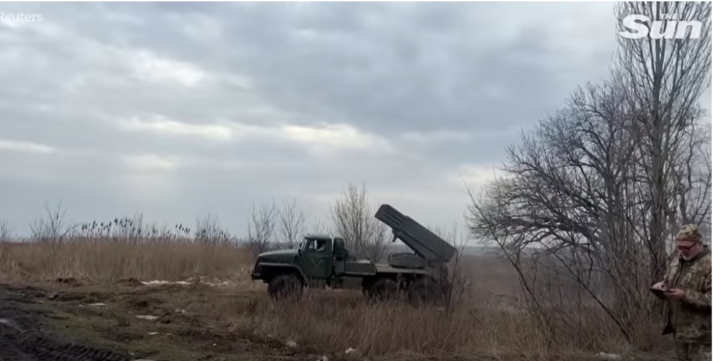 [בתמונה: הצבא האוקראיני. התמונה היא צילום מסך]