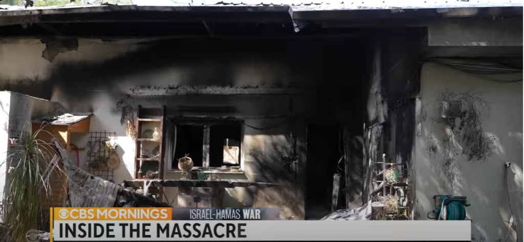 [בתמונה: קיבוץ ניר עוז המושפל, העזוב והמפוייח... חובת השיבה אל יישובי הספר  שננטשו. התמונה היא צילום מסך]