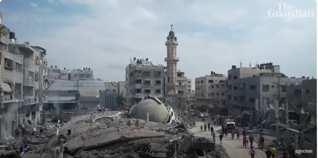 [בתמונה: הרס הרס תרדוף... קונספציית הדחיה אצל מקבלי ההחלטות שלנו, שאינה עובדת על מנהיגים מוסלמים 'משיחיים'... התמונה היא צילום מסך]