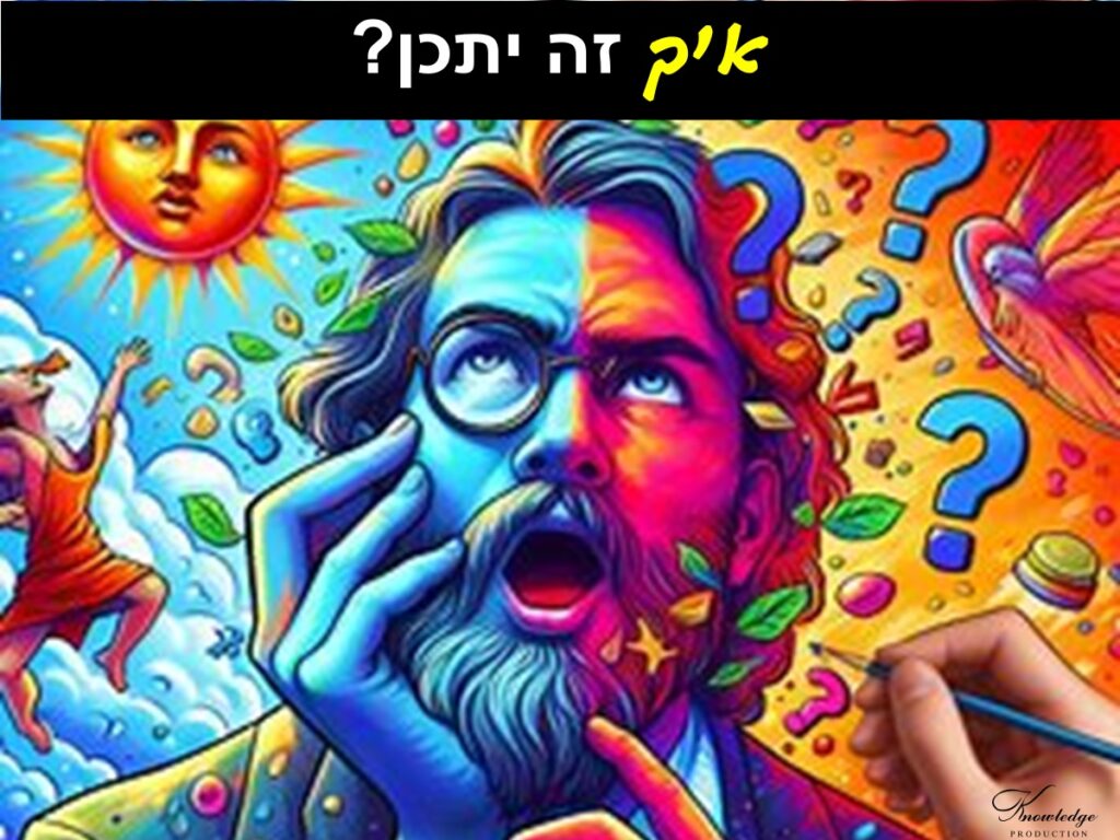 [בתמונה: איך זה יתכן? התמונה עובדה במערכת הבינה המלאכותית של DALL·E ב- Microsoft Bing. המקור: ייצור ידע]