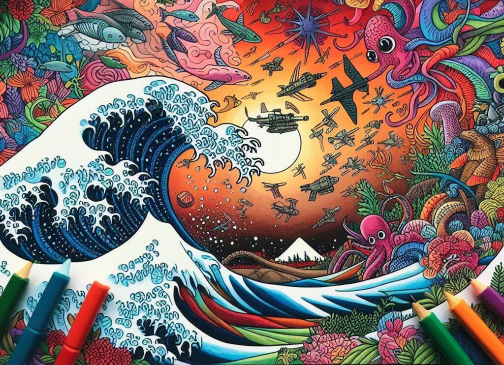 [בכרזה: בעוד אנחנו עסוקים ביום שאחרי ומחפשים סופיות, ממוקדים אויבינו במאבק אינסופי להשגת מטרותיהם… התמונה עובדה במערכת הבינה המלאכותית של DALL·E ב- Microsoft Bing]