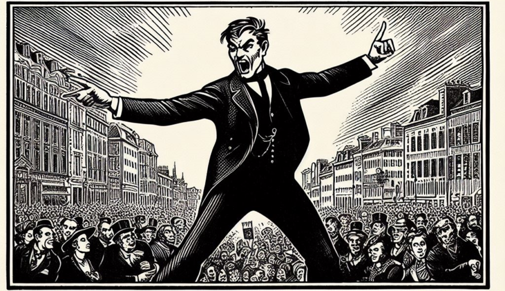 [בתמונה: משמיצים בלתי נלאים... התמונה עובדה במערכת הבינה המלאכותית של DALL·E ב- Microsoft Bing]