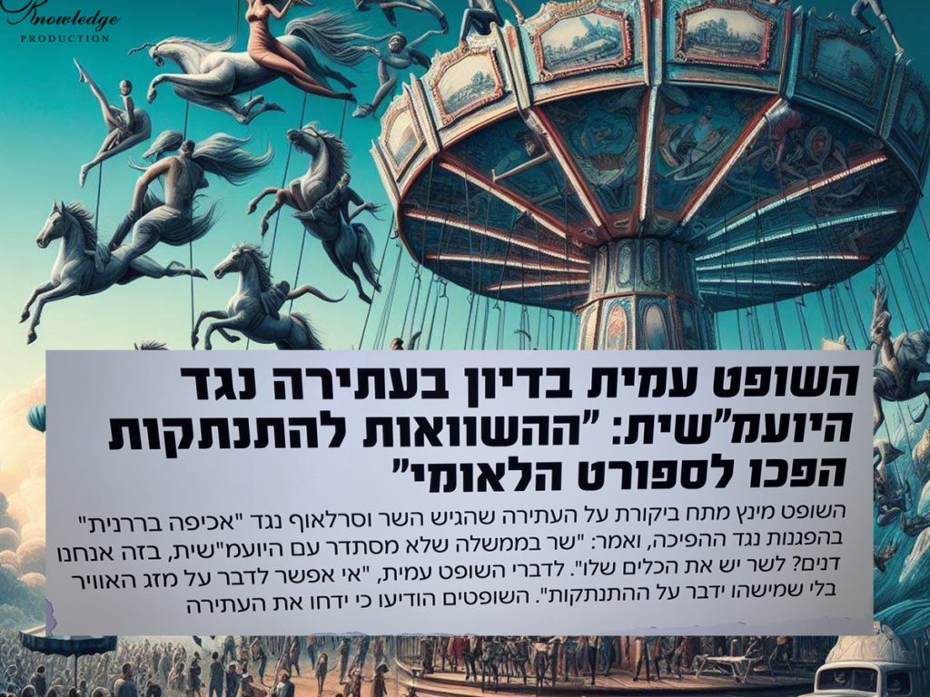 [בכרזה: חטא היוהרה... התמונה עובדה במערכת הבינה המלאכותית של DALL·E ב- Microsoft Bing]