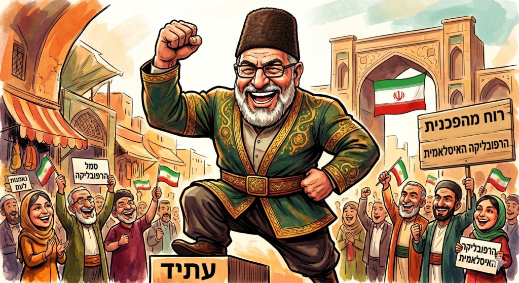 [בתמונה: מה יוצר את העוצמה האיראנית?… התמונה עובדה במערכת הבינה המלאכותית Gemini' של גוגל]