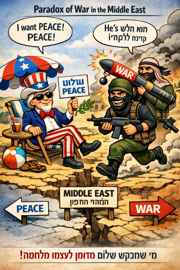 [בתמונה: במזרח התיכון אין כל חדש… התמונה עובדה במערכת הבינה המלאכותית של Copilot ב- Windowes]