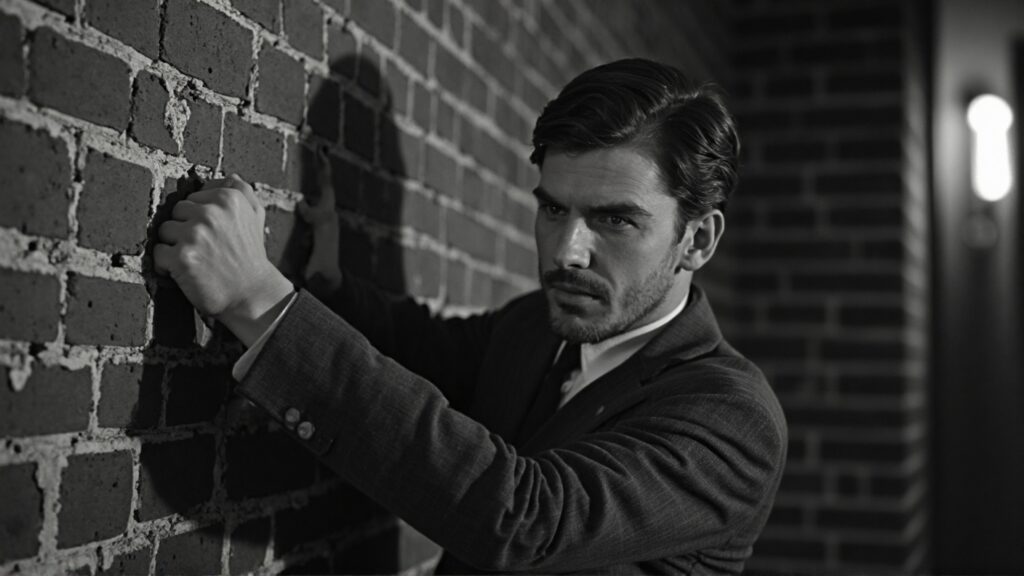 [בתמונה: רונן בר בדרך ללא מוצא… התמונה עובדה במערכת הבינה המלאכותית LTX]