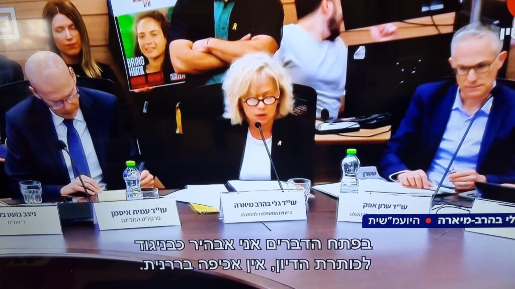 [בתמונה: אז אין אכיפה בררנית? בשבח ההכחשה. התמונה היא צילום מסך]