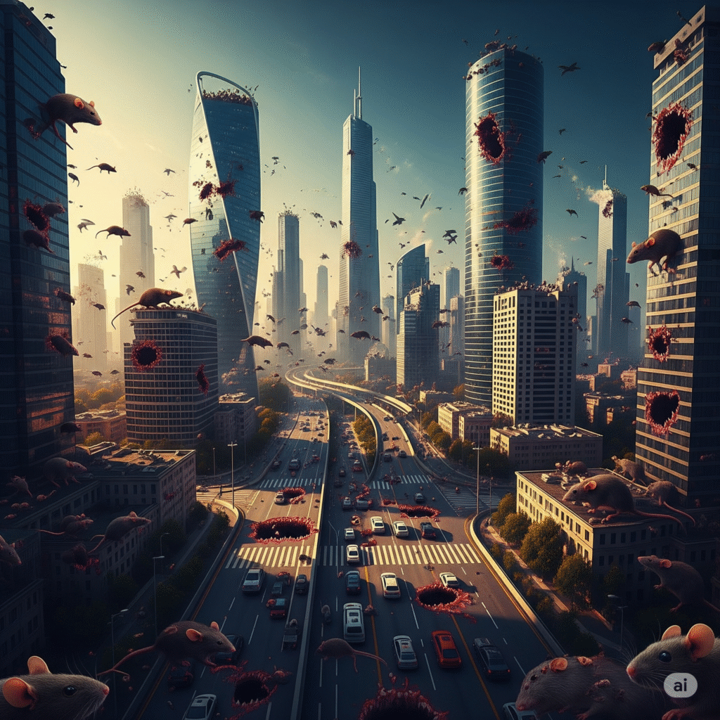 [בתמונה: שאלה לאחינו, המהגרים ממדינתנו הפשיסטית ומתלאות מלחמות הנצח... התמונה עובדה במערכת הבינה המלאכותית של Wonder AI]