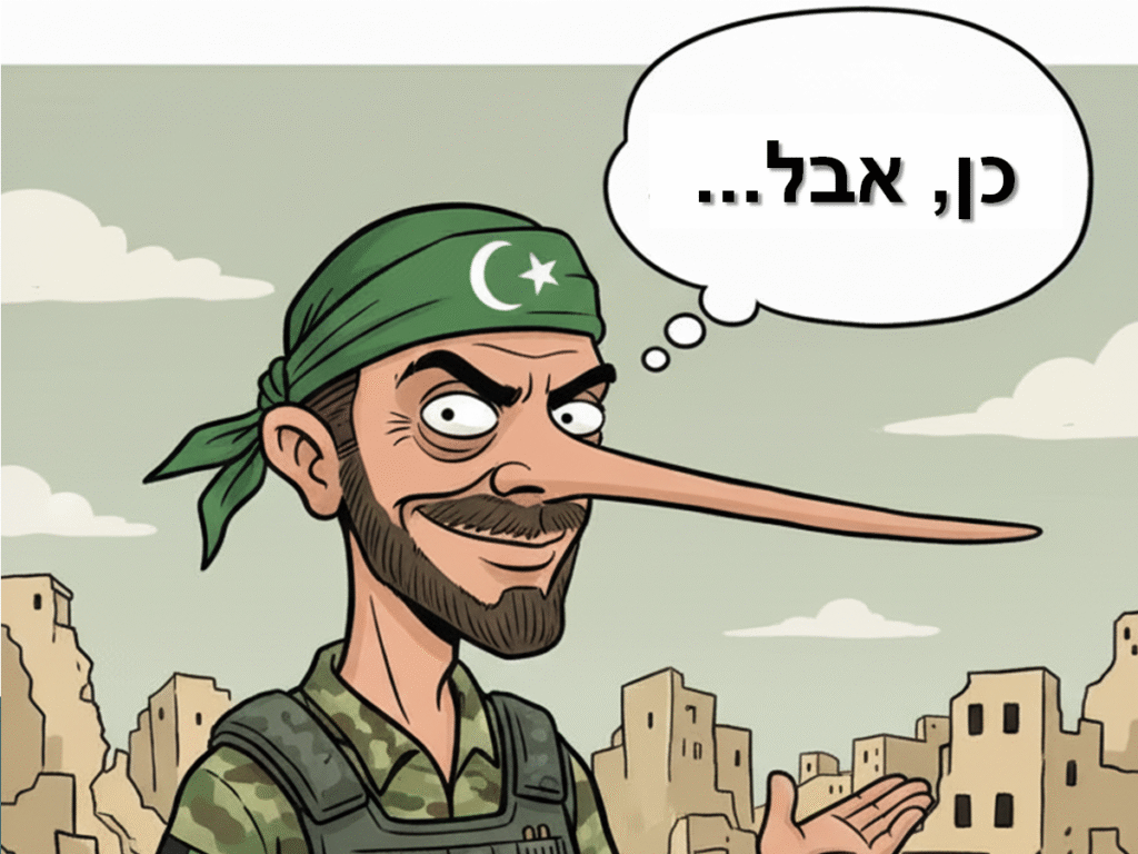 [בתמונה: אחד הקטעים המעודדים של הזמן האחרון, היה ההבנה הישראלית המהירה של דרך הפעולה החמאסית... התמונה עובדה במערכת הבינה המלאכותית Gemini' של גוגל]