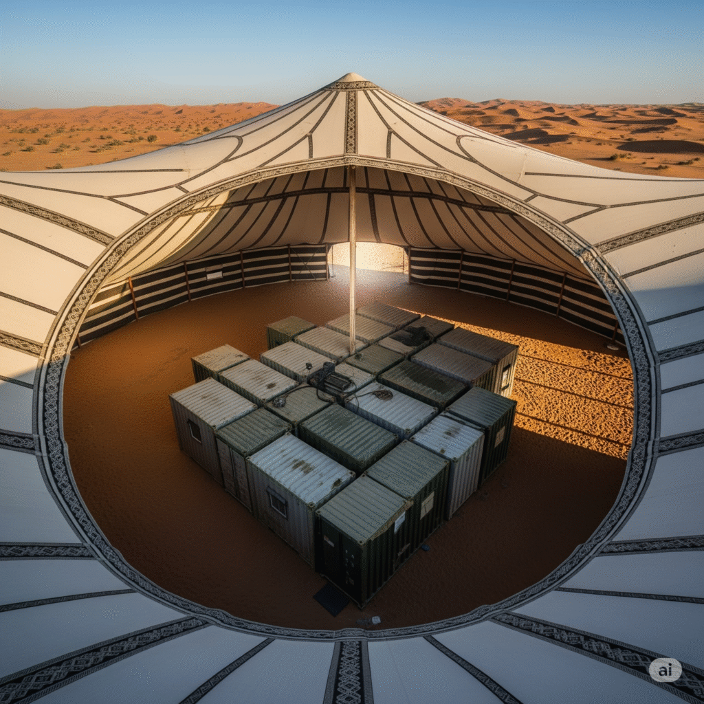 [בתמונה: איפה מסתובבת 18 מכולות צבאיות שנגנבו מביסל"ח לפני כמעט שנה? המקור: דף הטוויטר של איילת לאש. אנו מאמינים כי אנו עושים בתמונה שימוש הוגן]