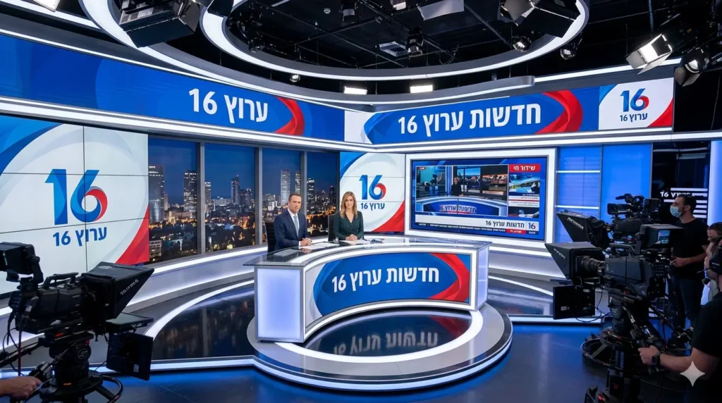 [בתמונה: האם ערוץ 16 ירים את הכפפה? המקור: הדמיה AI]