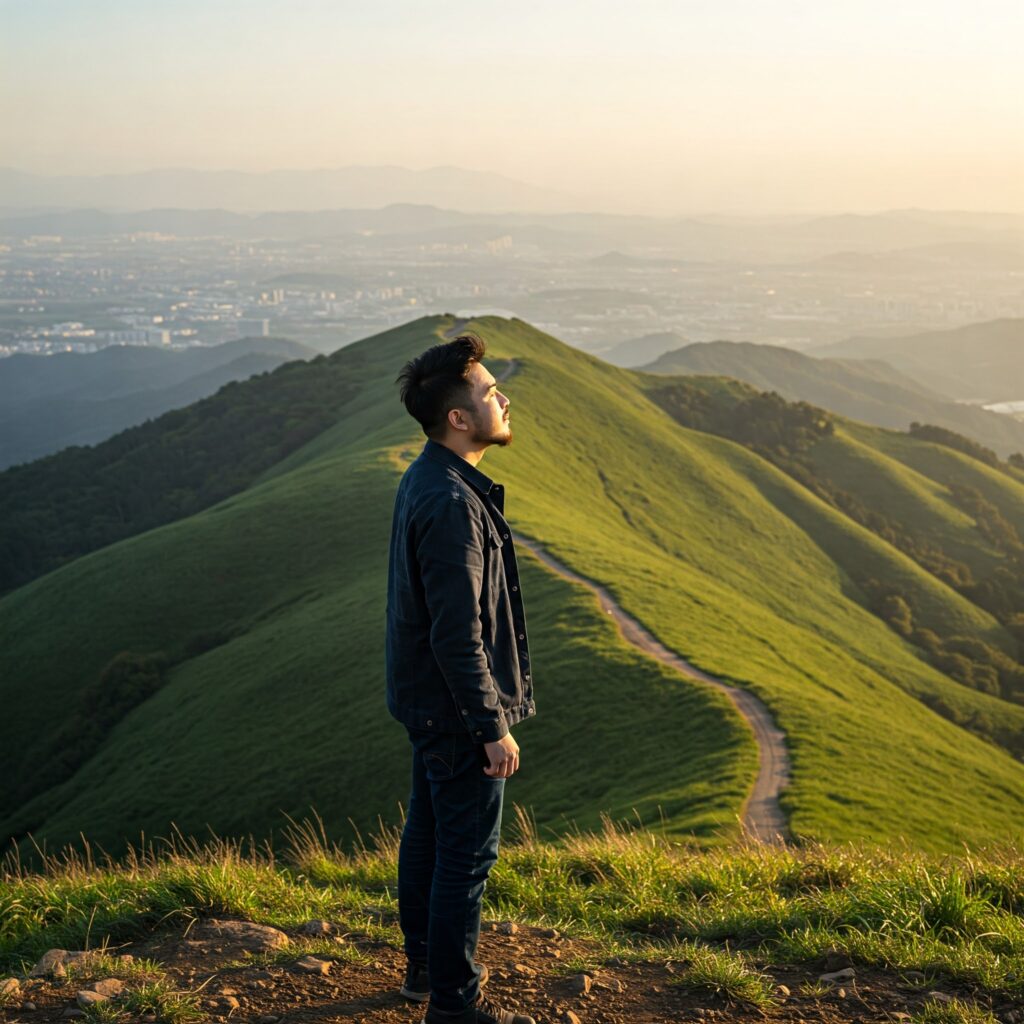 [בתמונה: ביקשתי מ- gemini של גוגל לצייר תמונה שתתאים בעיניו לשיר בצורה המיטבית... זו התוצאה]