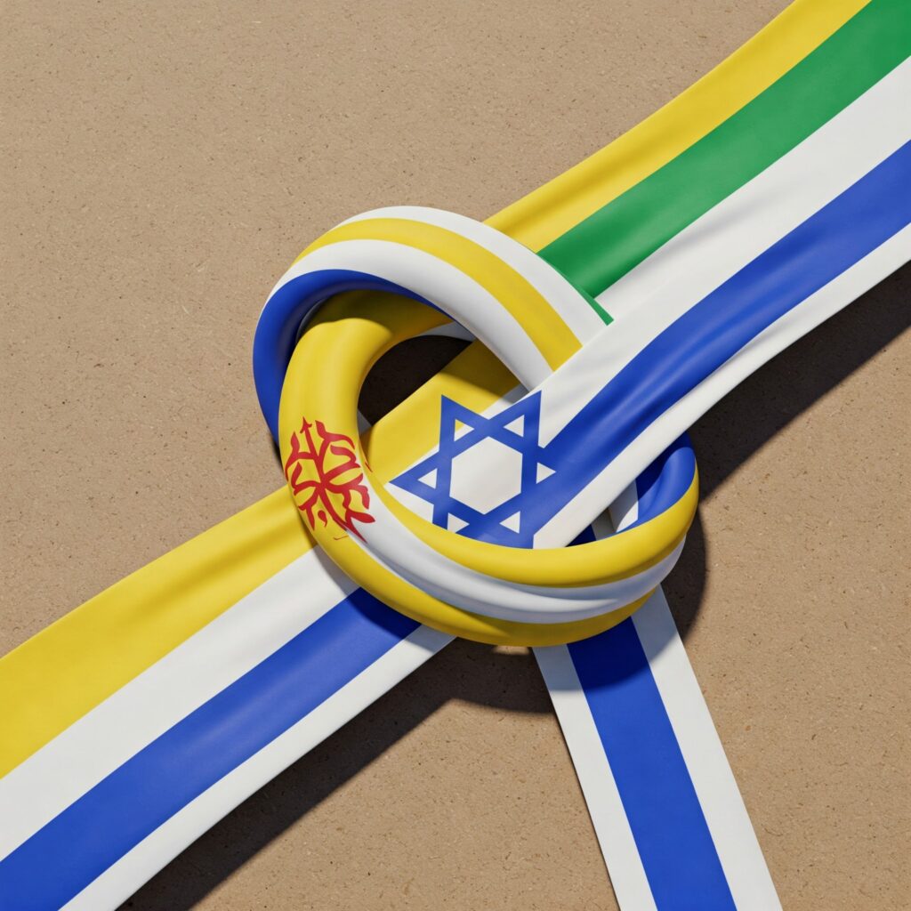 [בתמונה: יחסי דרוזים יהודים בישראל… התמונה עובדה במערכת הבינה המלאכותית Gemini' של גוגל]