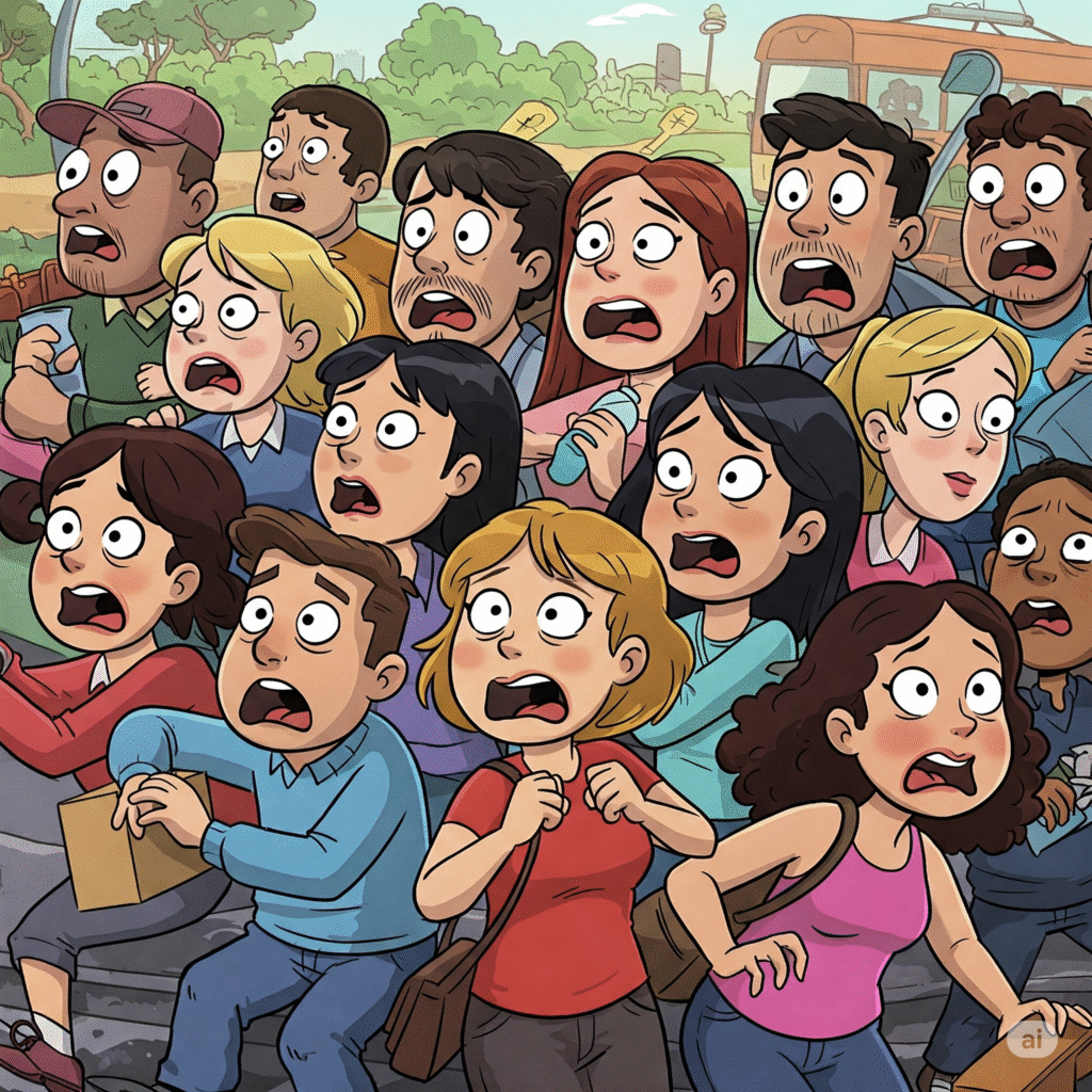 [בתמונה: ביקור טראמפ באזור אינו מצדיק היסטריה ישראלית… התמונה עובדה במערכת הבינה המלאכותית Gemini' של גוגל]