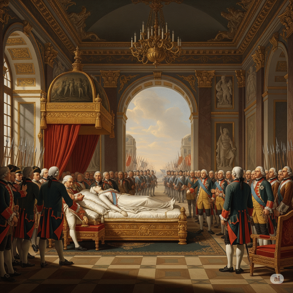 [בתמונה: הצארינה מתה - 'נס בית ברנדנבורג'... התמונה עובדה במערכת הבינה המלאכותית Gemini' של גוגל]