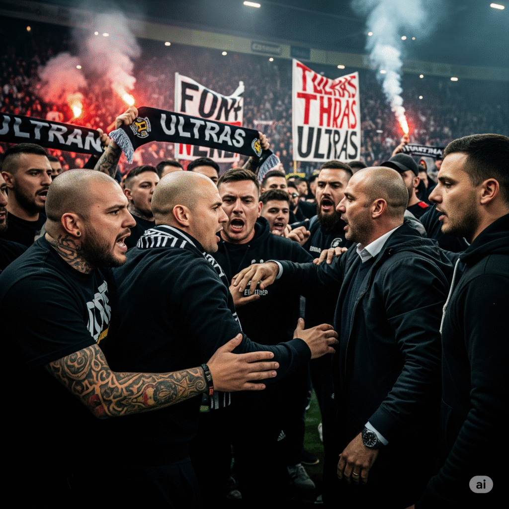 [בתמונה: תהליכים אלה השפיעו לא רק על הספורט עצמו, אלא גם על אוהדי הספורט.... התמונה עובדה במערכת הבינה המלאכותית Gemini' של גוגל]