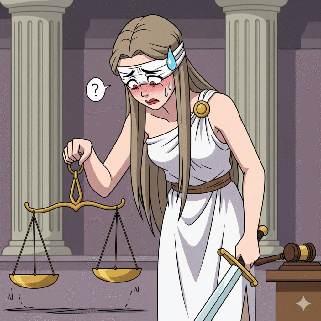 [בתמונה: פרשת משפטים בושה... התמונה עובדה במערכת הבינה המלאכותית Gemini' של גוגל]