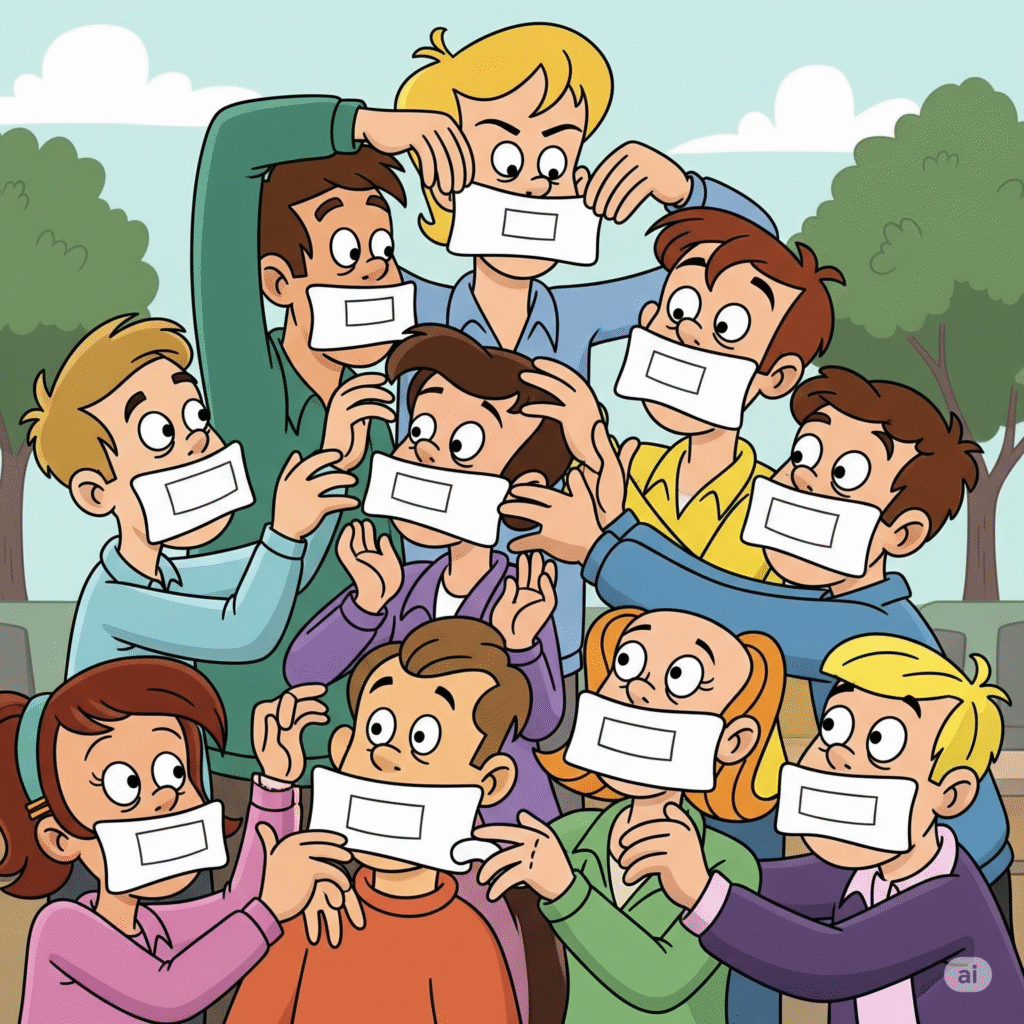 [בתמונה: קמפיין תביעות ההשתקה נגד גורמי ימין... התמונה עובדה במערכת הבינה המלאכותית Gemini' של גוגל]