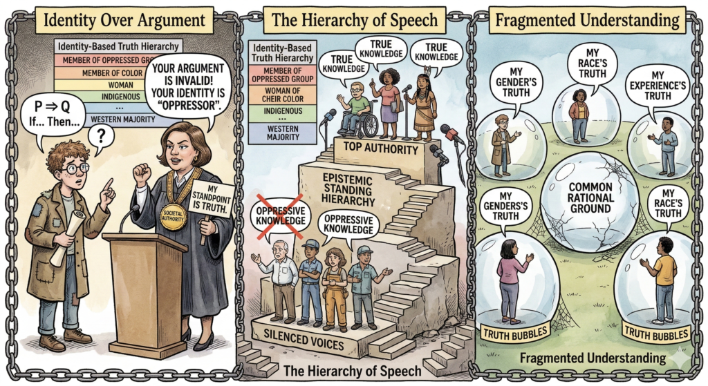 [בתמונה: רלטיביזם ע"פ הווק... התמונה עובדה במערכת הבינה המלאכותית Gemini' של גוגל]