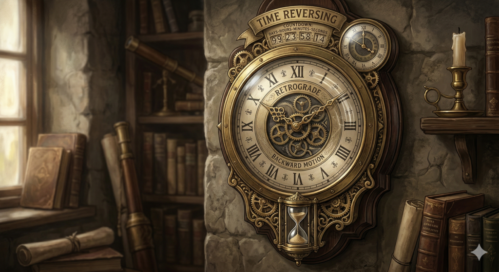 [בתמונה: שעונה של האליטה מתקתק לאחור, ואז... התמונה עובדה במערכת הבינה המלאכותית Gemini' של גוגל]