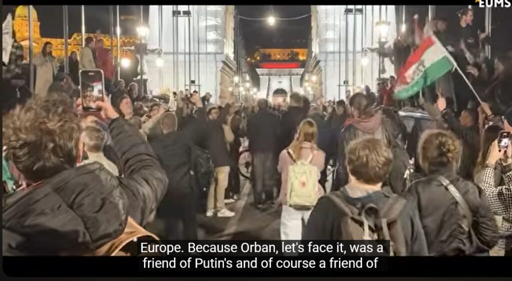 [בתמונה: הבחירות הורידו את ויקטור אורבן מהשלטון. האם זו מהפכת צבע? התמונה היא צילום מסך]