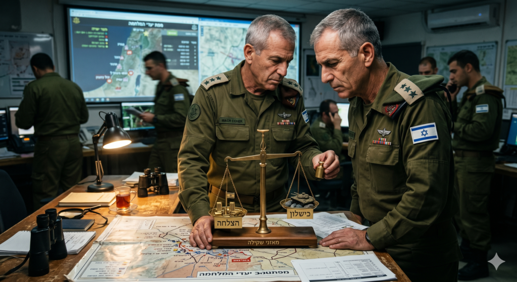 [בתמונה: בין ניצחון טקטי לאסטרטגי... התמונה עובדה במערכת הבינה המלאכותית Gemini' של גוגל]