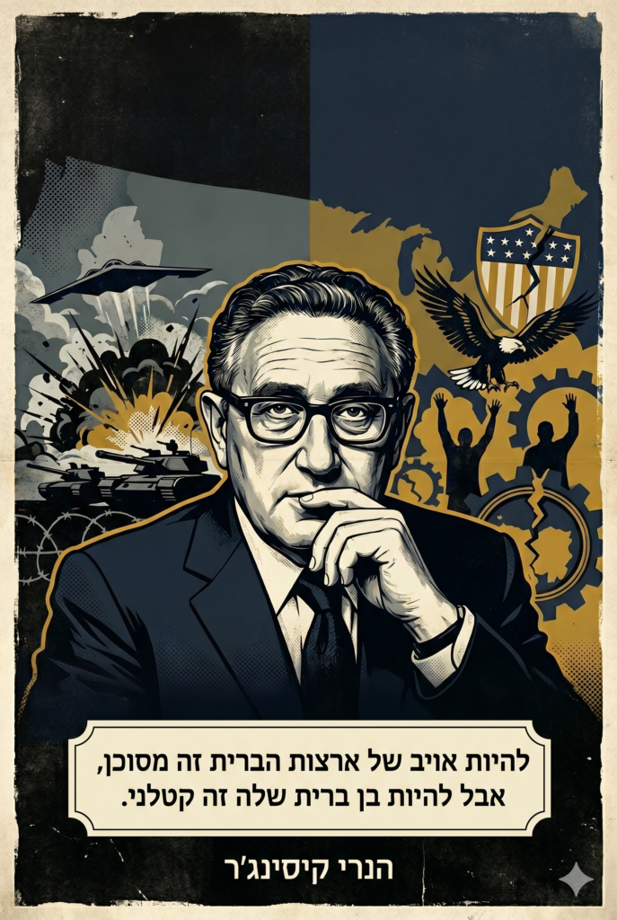 [בתמונה: מדוע ארה"ב בוגדת בשותפותיה?… התמונה עובדה במערכת הבינה המלאכותית Gemini' של גוגל]