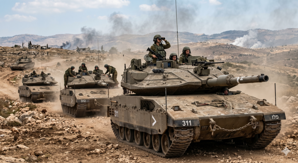 [בתמונה: גם בשרות הבנות בשריון נדרשת פשרה מפא"יניקית… התמונה עובדה במערכת הבינה המלאכותית Gemini' של גוגל]