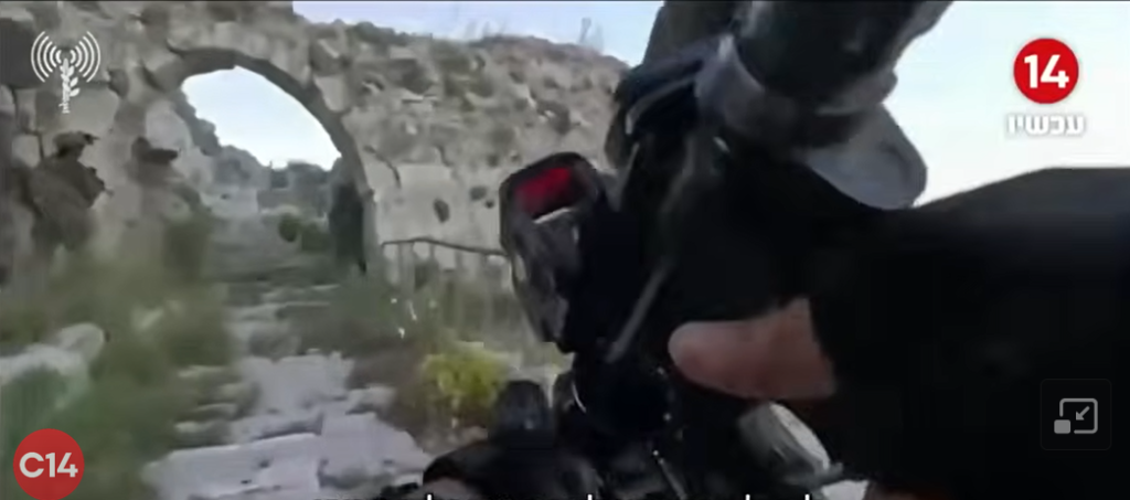 [בתמונה: כוחותינו בבופור. מדינת ישראל נבחנת ביכולת הנשיאה בנטל המלחמה, בתקווה לימים טובים יותר שיבואו מתוך הישגי צה"ל בלחימה... התמונה היא צילום מסך]